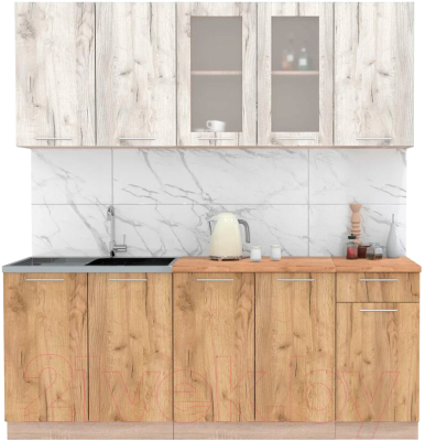 Готовая кухня Интерлиния Мила 20 - фото