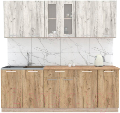 Готовая кухня Интерлиния Мила 22 - фото