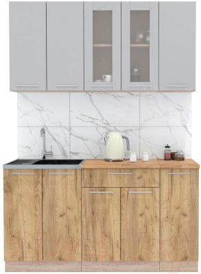 Готовая кухня Интерлиния Мила 15 - фото