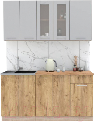 Готовая кухня Интерлиния Мила 16-60 - фото