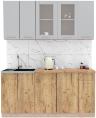 Готовая кухня Интерлиния Мила 17-60 - фото