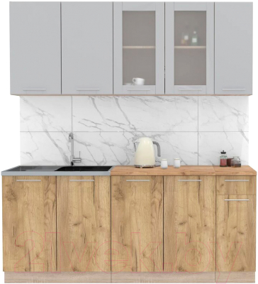 Готовая кухня Интерлиния Мила 19 - фото