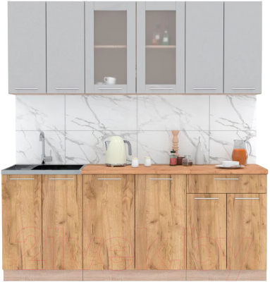 Готовая кухня Интерлиния Мила 20-60 - фото