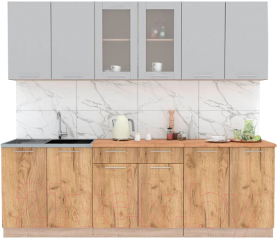 Готовая кухня Интерлиния Мила 24 - фото