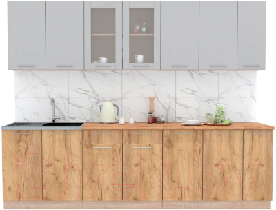 Готовая кухня Интерлиния Мила 27 - фото