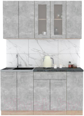 Готовая кухня Интерлиния Мила 15 - фото