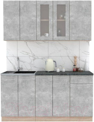 Готовая кухня Интерлиния Мила 16-60 - фото