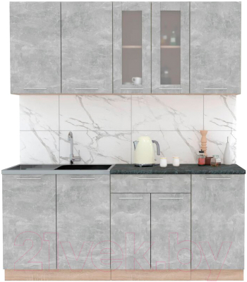 Готовая кухня Интерлиния Мила 18 - фото