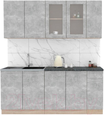 Готовая кухня Интерлиния Мила 19 - фото