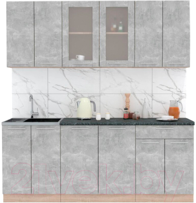 Готовая кухня Интерлиния Мила 20-60 - фото