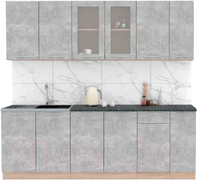 Готовая кухня Интерлиния Мила 23 - фото