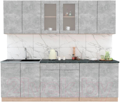 Готовая кухня Интерлиния Мила 24 - фото