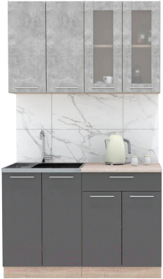 Готовая кухня Интерлиния Мила 12 - фото