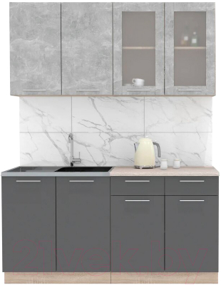 Готовая кухня Интерлиния Мила 16 - фото