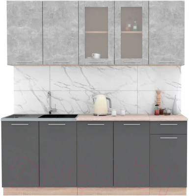 Готовая кухня Интерлиния Мила 20 - фото