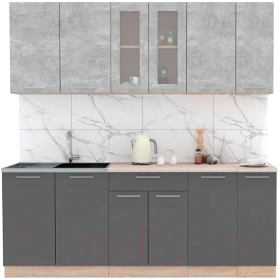 Готовая кухня Интерлиния Мила 21 - фото