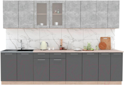 Готовая кухня Интерлиния Мила 30 - фото