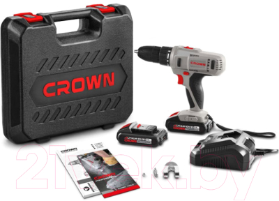 Аккумуляторная дрель-шуруповерт CROWN CT21056L-1.5 BMC
