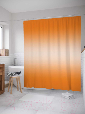 Шторка-занавеска для ванны JoyArty Рассветный переход / sc_23542