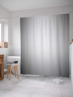 Шторка-занавеска для ванны JoyArty Дождливый день / sc_13573