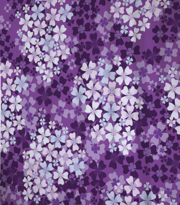 Шторка-занавеска для ванны JoyArty Яркая сирень / sc_11400 - фото