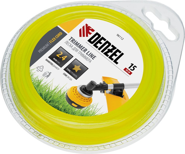 Леска для триммера Denzel 96112 - фото