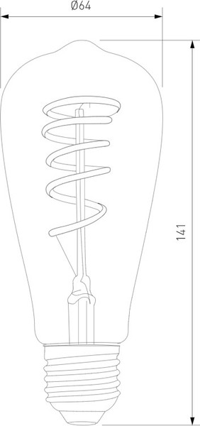 Лампа Elektrostandard Dimmable 5W 2700K E27 / BLE2746