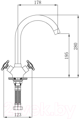 Смеситель РМС SL115-274F