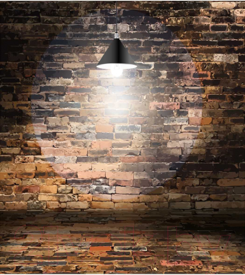 Шторка-занавеска для ванны JoyArty Кирпичная стена / sc_21244 - фото