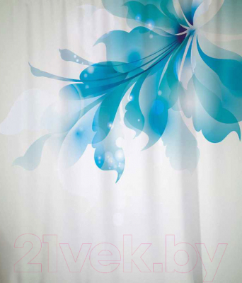 Шторка-занавеска для ванны JoyArty Цветок неба / sc_21919 - фото