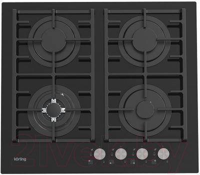 Газовая варочная панель Korting HGG 6825 CTN - фото