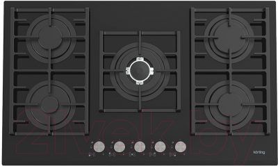Газовая варочная панель Korting HGG 9835 CTN - фото