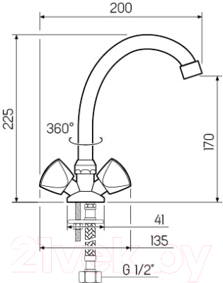 Смеситель РМС SL119-271