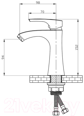 Смеситель РМС SL126-001F