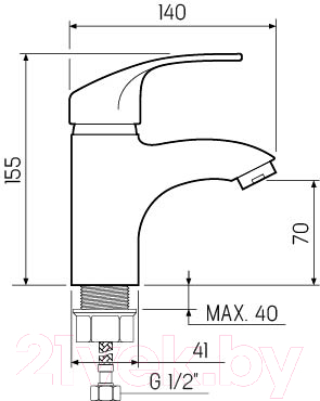 Смеситель РМС SL85-001F