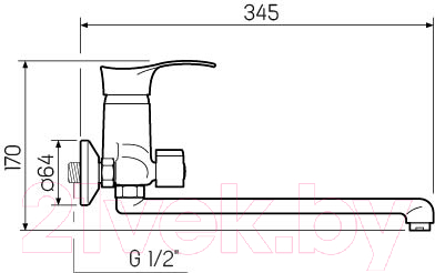 Смеситель РМС SL86-006E