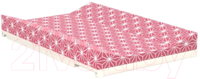 Доска пеленальная Gnom П-01-10 / Звезды (розовый) - фото