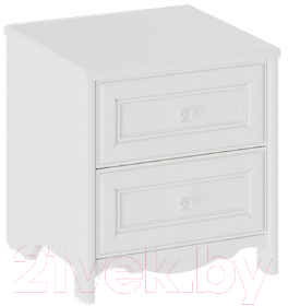 Прикроватная тумба ТриЯ Франческа ТД 312.03.01 с 2 ящиками - фото