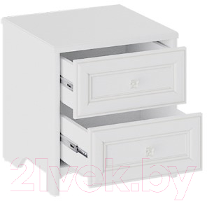 Прикроватная тумба ТриЯ Франческа ТД 312.03.01 с 2 ящиками