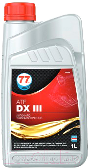 Трансмиссионное масло 77 Lubricants ATF DX III / 707872 - фото