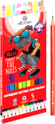 Набор цветных карандашей Attomex Be cool / 5022610 - фото