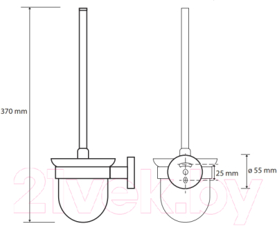 Ершик для унитаза Bemeta Omega 104113017