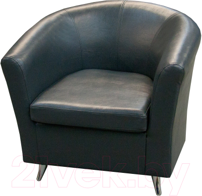 Кресло мягкое Мебельград Бренд Стандарт (домус черный) - фото