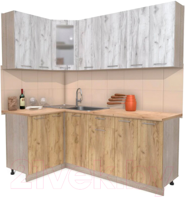 Готовая кухня Интерлиния Мила 12x20