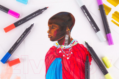 Маркер художественный Сонет Twin / 164125-1