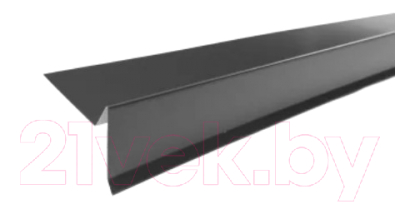 Планка торцевая Технониколь Для черепицы 15x65x25x100 RAL 7024 - фото
