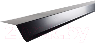 Планка карнизная Технониколь 100x50x10x2000 RAL 9005 - фото