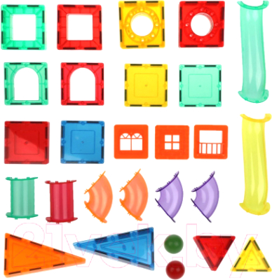 Конструктор магнитный On Time Парк развлечений / 45037 (43эл)