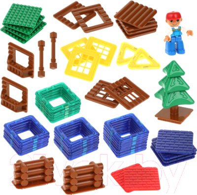 Конструктор магнитный On Time Домик в лесу / 45050