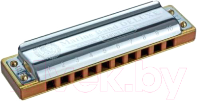 Губная гармошка Hohner Marine Band Deluxe 2005/20 Eb / M200504X - фото